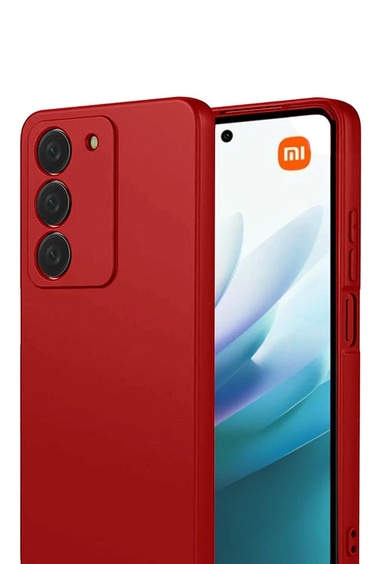 Xiaomi Redmi 15 4G First Silikon Kılıf - Kırmızı 2