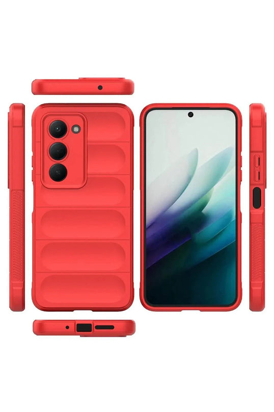 Xiaomi Redmi 15 4G Optimum Silikon Kılıf - Kırmızı 2