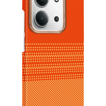 Xiaomi Redmi 15C 4G Vega Magsafe Kapak Kılıf - Turuncu 3