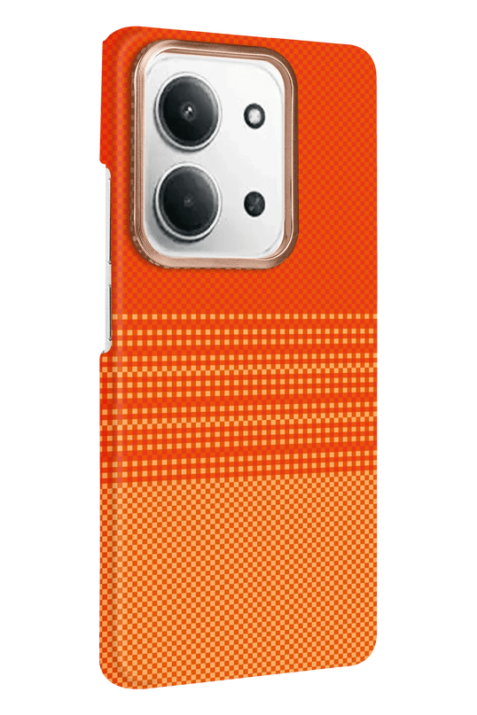 Xiaomi Redmi 15C 4G Vega Magsafe Kapak Kılıf - Turuncu 3