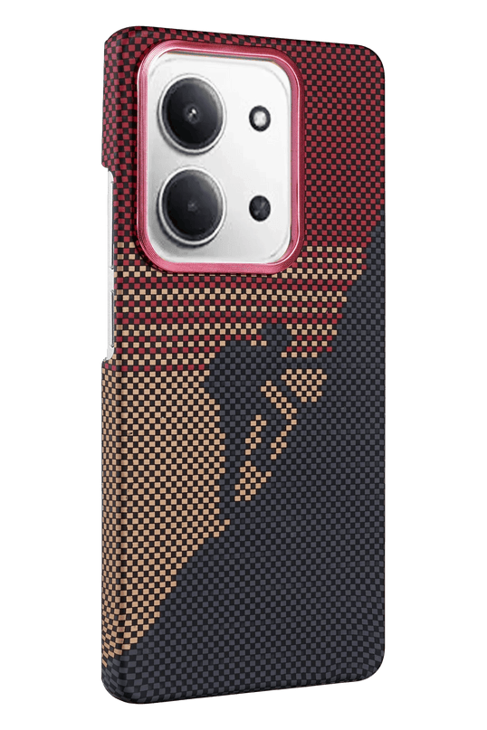 Xiaomi Redmi 15C 4G Vega Magsafe Kapak Kılıf - Kırmızı 3