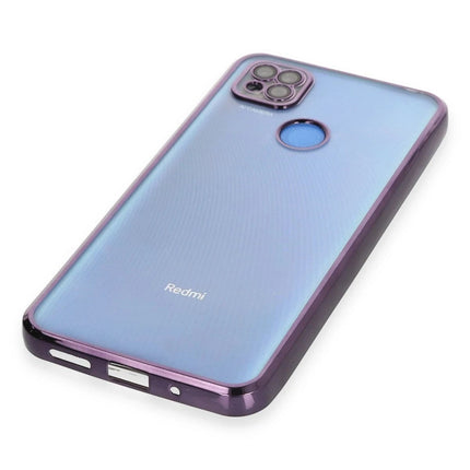 Xiaomi Redmi 9C Razer Lensli Silikon Kılıf - Mor 4