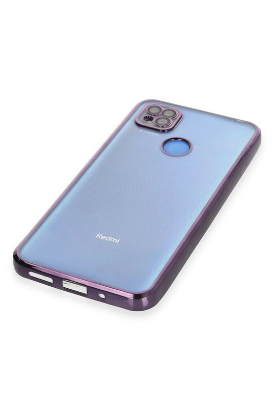 Xiaomi Redmi 9C Razer Lensli Silikon Kılıf - Mor 4