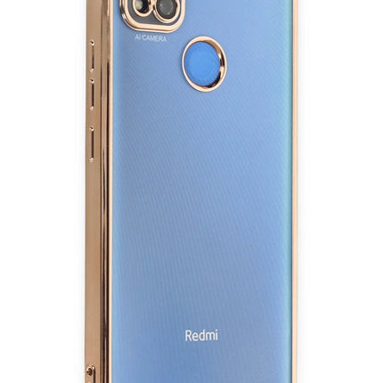 Xiaomi Redmi 9C Razer Lensli Silikon Kılıf - Gold