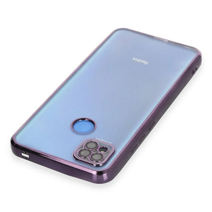 Xiaomi Redmi 9C Razer Lensli Silikon Kılıf - Mor 3