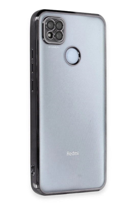 Xiaomi Redmi 9C Razer Lensli Silikon Kılıf - Siyah