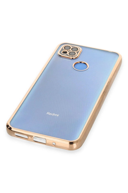 Xiaomi Redmi 9C Razer Lensli Silikon Kılıf - Gold 4