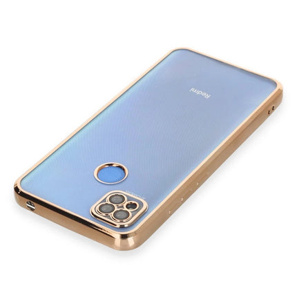 Xiaomi Redmi 9C Razer Lensli Silikon Kılıf - Gold 3