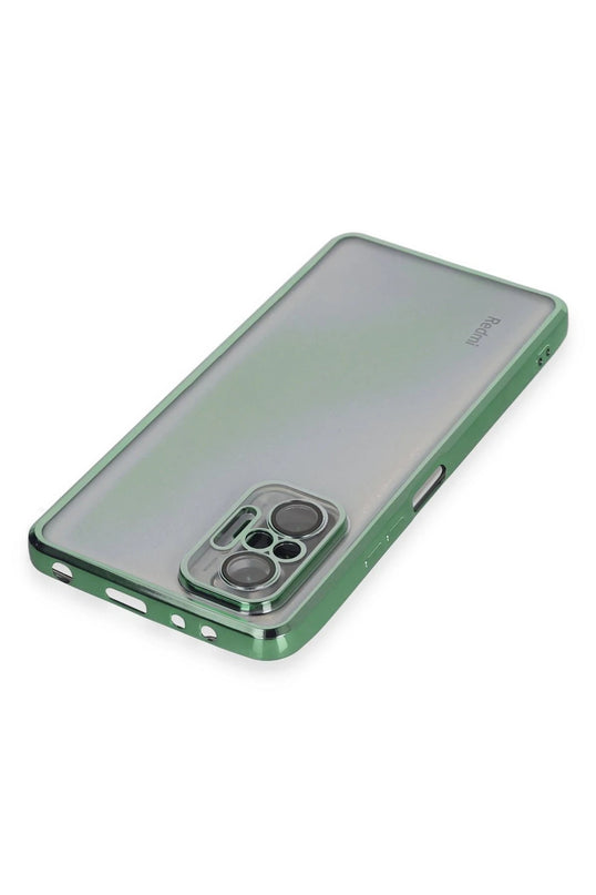 Xiaomi Redmi Note 10 Pro Razer Lensli Silikon Kılıf - Yeşil 3