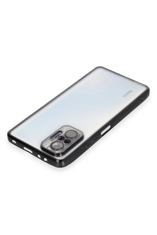 Xiaomi Redmi Note 10 Pro Razer Lensli Silikon Kılıf - Siyah 3