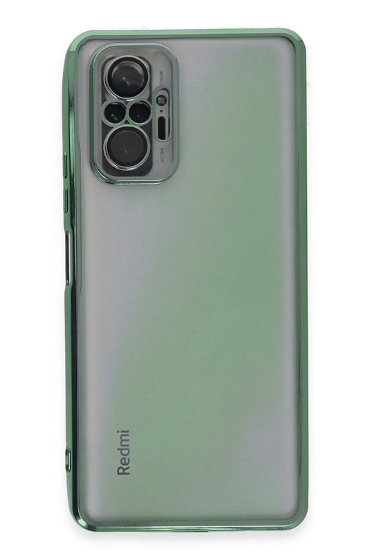 Xiaomi Redmi Note 10 Pro Razer Lensli Silikon Kılıf - Yeşil 2