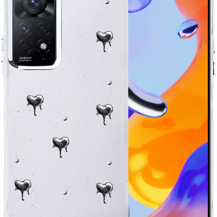 Xiaomi Redmi Note 11 Pro Fiyonk Desenli Kapak Kılıf - Desen 1