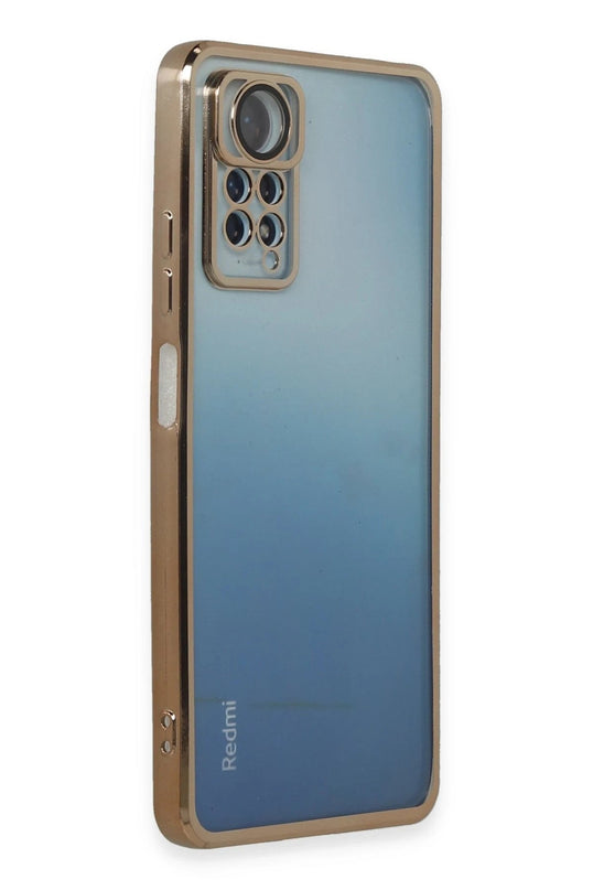 Xiaomi Redmi Note 11 Pro Razer Lensli Silikon Kılıf - Gold 2