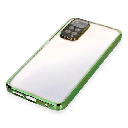 Xiaomi Redmi Note 11 Razer Lensli Silikon Kılıf - Yeşil 4