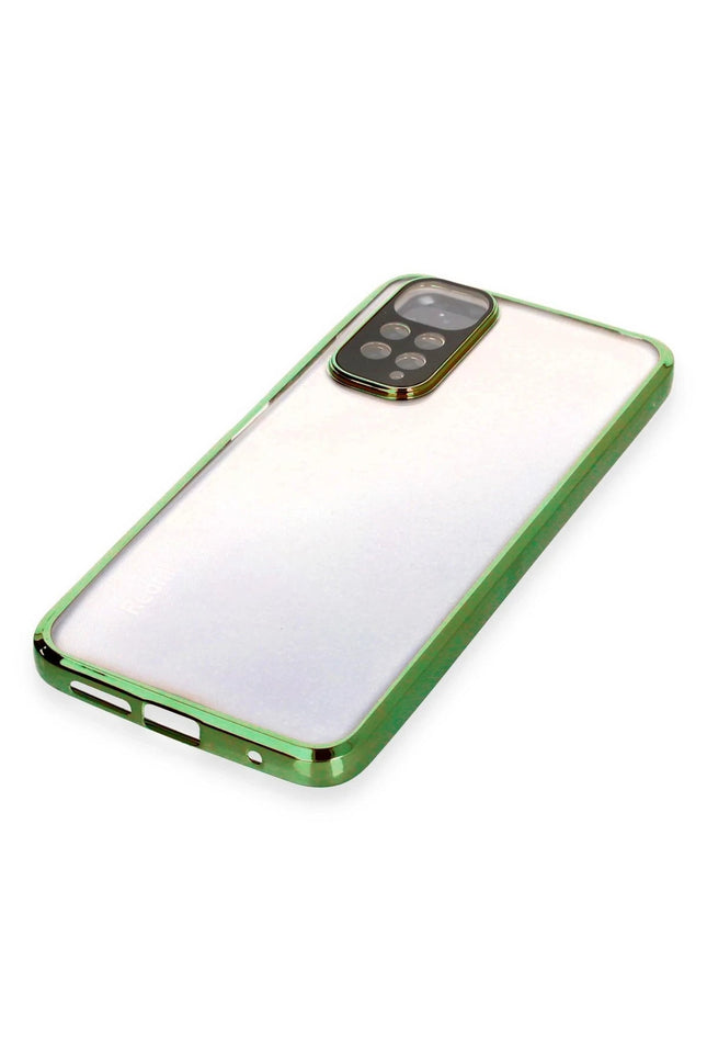 Xiaomi Redmi Note 11 Razer Lensli Silikon Kılıf - Yeşil 4