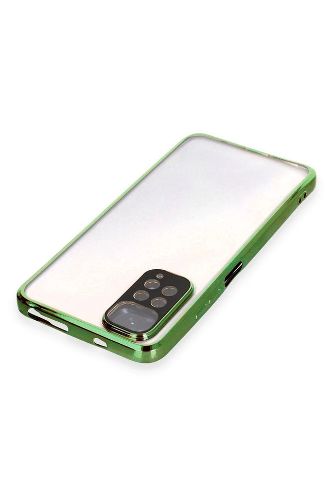 Xiaomi Redmi Note 11 Razer Lensli Silikon Kılıf - Yeşil 3