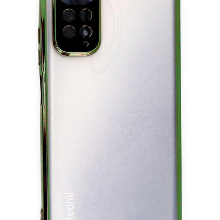 Xiaomi Redmi Note 11 Razer Lensli Silikon Kılıf - Yeşil 2