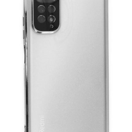 Xiaomi Redmi Note 11 Razer Lensli Silikon Kılıf - Gümüş 2