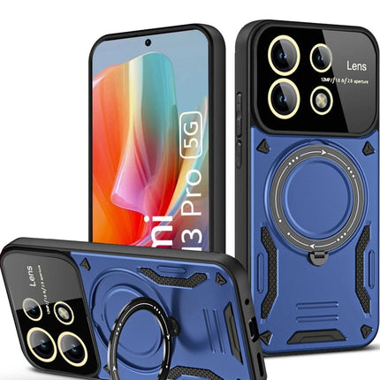 Xiaomi Redmi Note 13 Pro 4G Joy Lens Standlı Kapak Kılıf - Lacivert