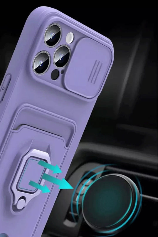 Xiaomi Redmi Note 13 Pro Plus Zuma Kartvizitli Yüzüklü Silikon Kılıf - Kırmızı 4