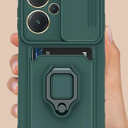 Xiaomi Redmi Note 13 Pro Plus Zuma Kartvizitli Yüzüklü Silikon Kılıf - Lila 2