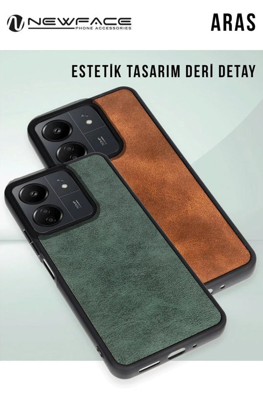 Xiaomi Redmi Note 14 4G Aras Deri Kapak Kılıf - Bordo 5