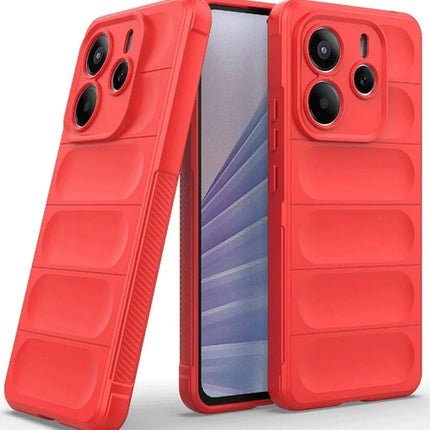 Xiaomi Redmi Note 14 4G Optimum Silikon Kılıf - Kırmızı 4