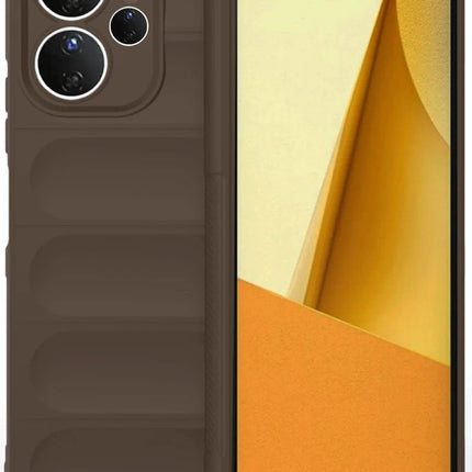 Xiaomi Redmi Note 14 4G Optimum Silikon Kılıf - Kahverengi