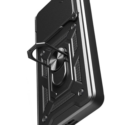 Xiaomi Redmi Note 14 4G Pars Lens Yüzüklü Silikon Kılıf - Siyah 5
