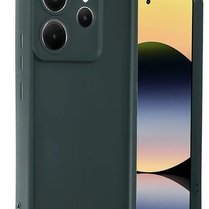 Xiaomi Redmi Note 14 4G Viera Silikon Kılıf - Koyu Yeşil