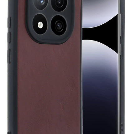 Xiaomi Redmi Note 14 Pro 4G Aras Deri Kapak Kılıf - Bordo