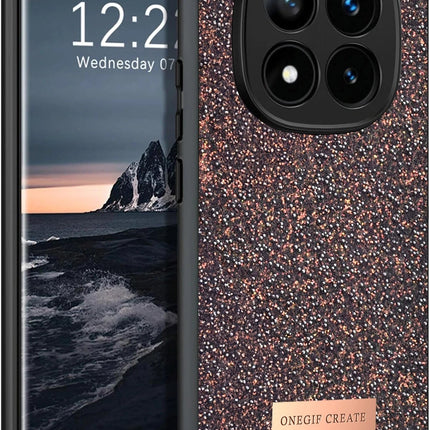 Xiaomi Redmi Note 14 Pro 4G Bright Simli Kapak Kılıf - Derin Mor