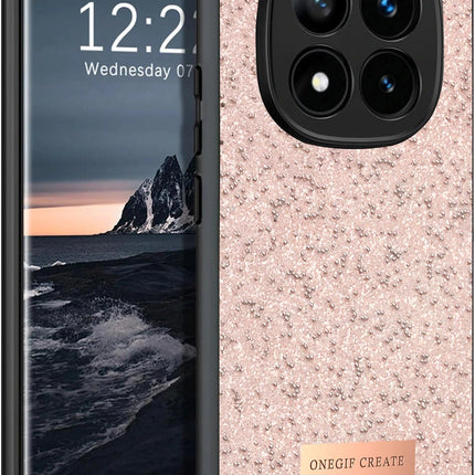 Xiaomi Redmi Note 14 Pro 4G Bright Simli Kapak Kılıf - Pembe