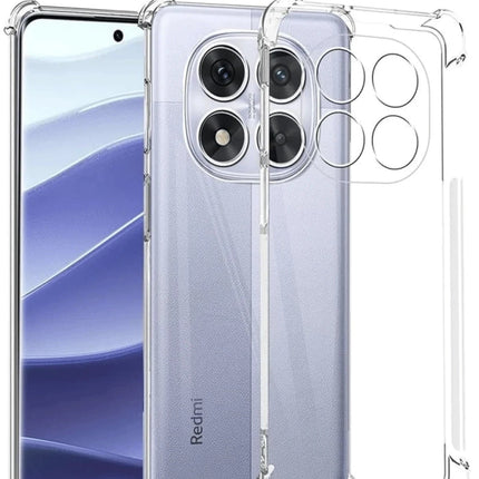 Xiaomi Redmi Note 14 Pro 5G Lüx Şeffaf Silikon Kılıf 4