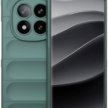 Xiaomi Redmi Note 14 Pro 5G Optimum Silikon Kılıf - Koyu Yeşil