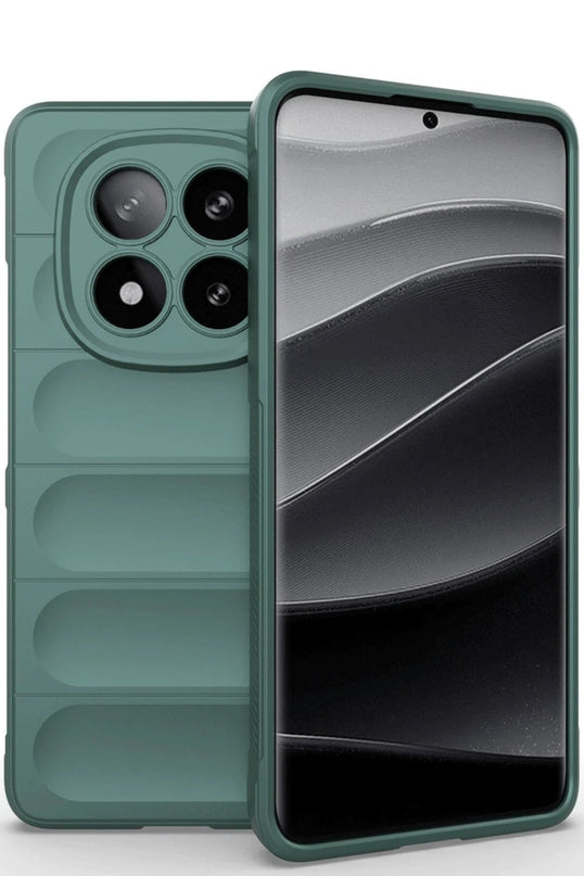 Xiaomi Redmi Note 14 Pro 5G Optimum Silikon Kılıf - Koyu Yeşil