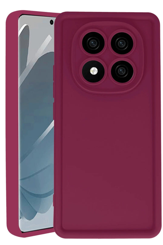 Xiaomi Redmi Note 14 Pro 5G Viera Silikon Kılıf - Bordo