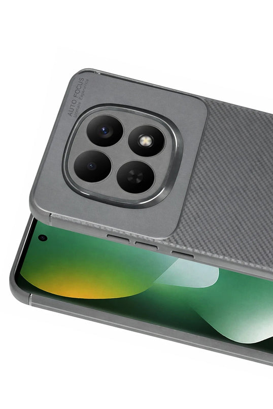 Xiaomi Redmi Note 15 4G Auto Focus Karbon Kapak Kılıf - Gri 2