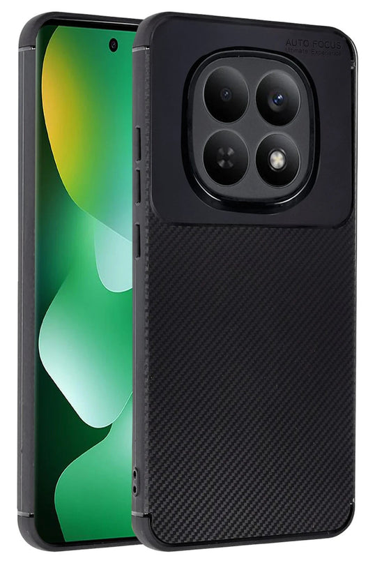 Xiaomi Redmi Note 15 4G Auto Focus Karbon Kapak Kılıf - Siyah