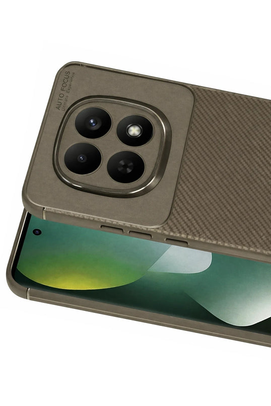Xiaomi Redmi Note 15 4G Auto Focus Karbon Kapak Kılıf - Kahverengi 2