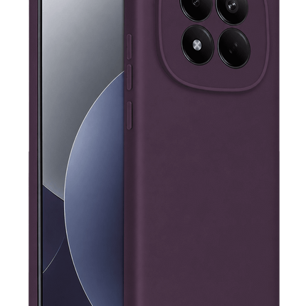 Xiaomi Redmi Note 15 Pro 4G First Silikon Kılıf - Mürdüm