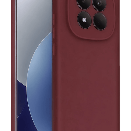 Xiaomi Redmi Note 15 Pro 4G First Silikon Kılıf - Bordo