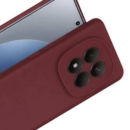 Xiaomi Redmi Note 15 Pro 4G First Silikon Kılıf - Bordo 3