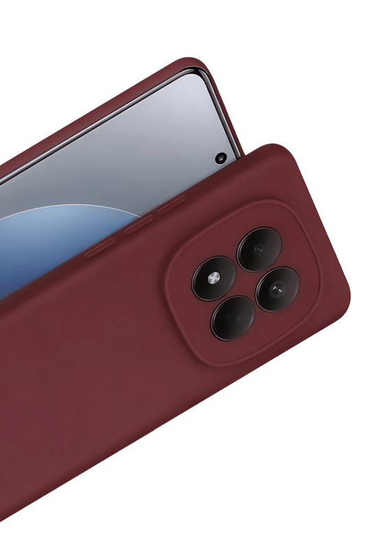 Xiaomi Redmi Note 15 Pro 4G First Silikon Kılıf - Bordo 3