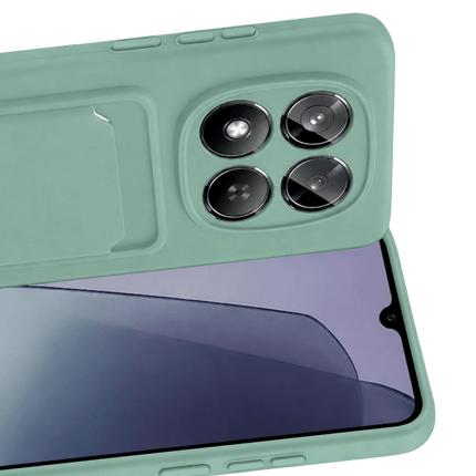 Xiaomi Redmi Note 15 Pro 4G Kelvin Kartvizitli Silikon Kılıf - Açık Yeşil 2