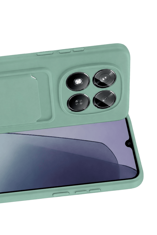 Xiaomi Redmi Note 15 Pro 4G Kelvin Kartvizitli Silikon Kılıf - Açık Yeşil 2