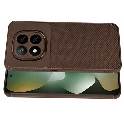 Xiaomi Redmi Note 15 Pro 5G Auto Focus Karbon Kapak Kılıf - Kahverengi 3