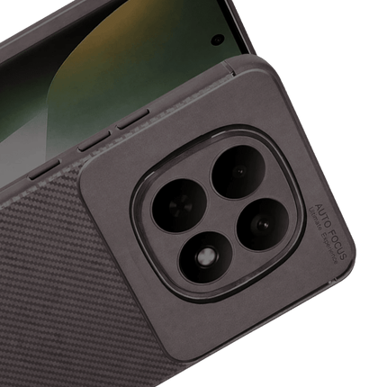 Xiaomi Redmi Note 15 Pro 5G Auto Focus Karbon Kapak Kılıf - Gri 4