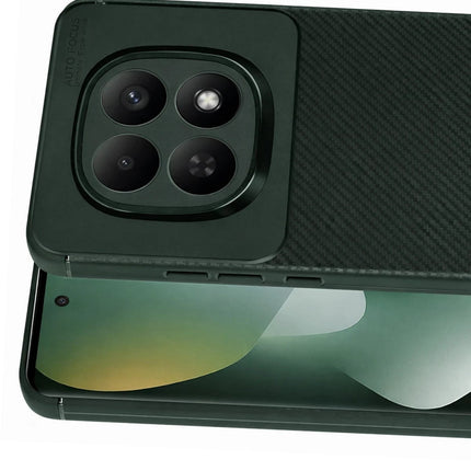 Xiaomi Redmi Note 15 Pro 5G Auto Focus Karbon Kapak Kılıf - Koyu Yeşil 2