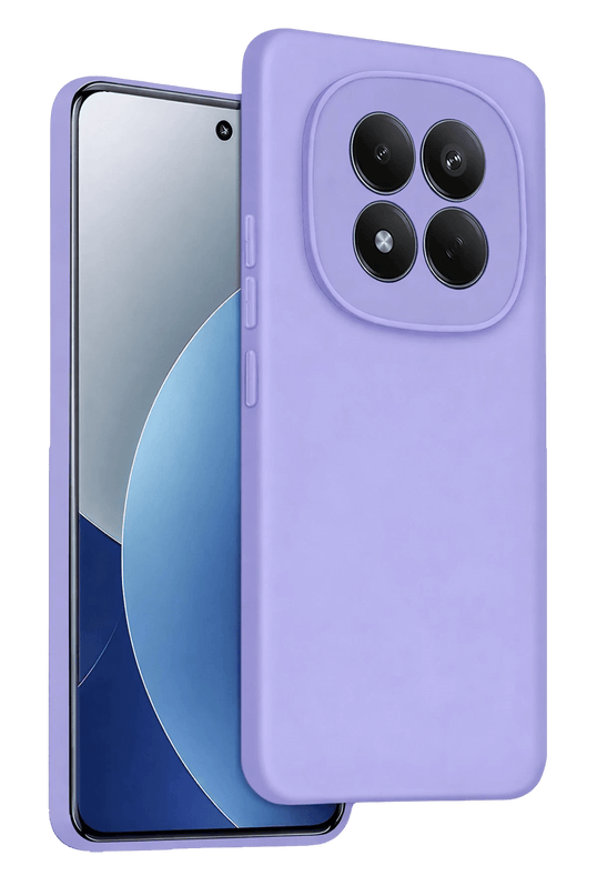 Xiaomi Redmi Note 15 Pro 5G First Silikon Kılıf - Lila